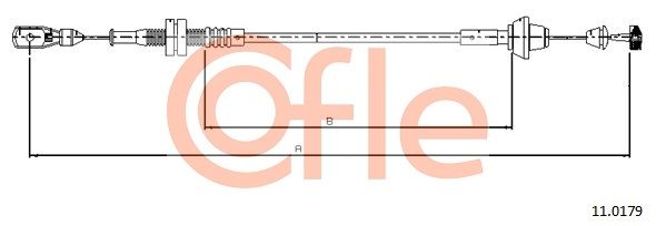 COFLE 92.11.0179 Accelerator Cable