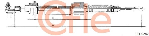 COFLE 92.11.0282 Accelerator Cable