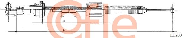 COFLE 92.11.0283 Accelerator Cable