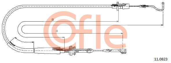 COFLE 92.11.0823 Accelerator Cable