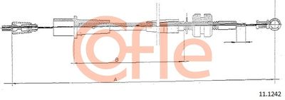 Accelerator Cable COFLE 92.11.1242