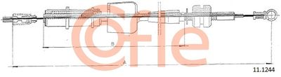 Accelerator Cable COFLE 92.11.1244