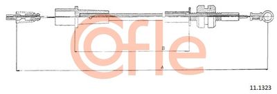 Accelerator Cable COFLE 92.11.1323