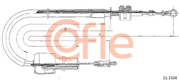 COFLE 92.11.1324 Accelerator Cable