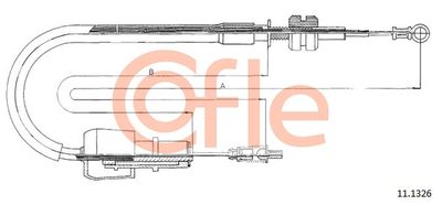Accelerator Cable COFLE 92.11.1326