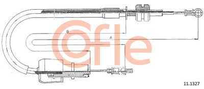 Accelerator Cable COFLE 92.11.1327
