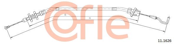 COFLE 92.11.1626 Accelerator Cable