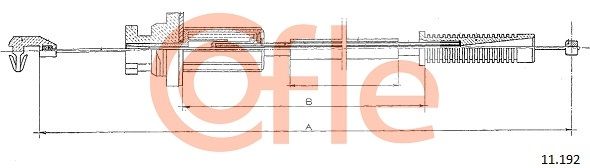 COFLE 92.11.192 Accelerator Cable