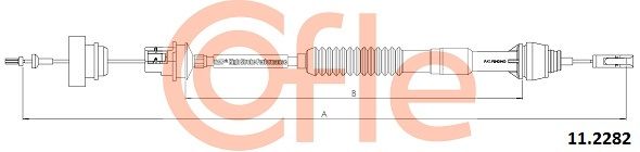 COFLE 92.11.2282 Cable Pull, clutch control