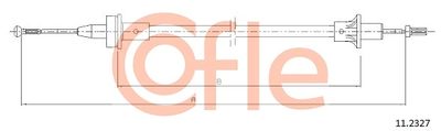 Cable Pull, clutch control COFLE 92.11.2327