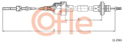 Cable Pull, clutch control COFLE 92.11.2561