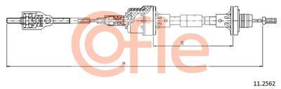 Cable Pull, clutch control COFLE 92.11.2562