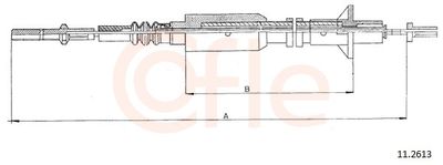 Cable Pull, clutch control COFLE 92.11.2613