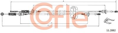 Cable Pull, manual transmission COFLE 92.11.2882