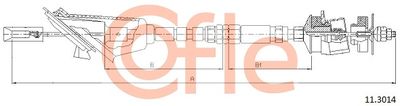 Cable Pull, clutch control COFLE 92.11.3014