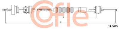 Cable Pull, clutch control COFLE 92.11.3045