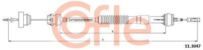 Cable Pull, clutch control COFLE 92.11.3047