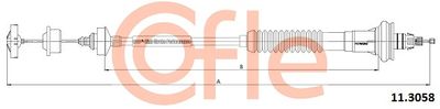 Cable Pull, clutch control COFLE 92.11.3058