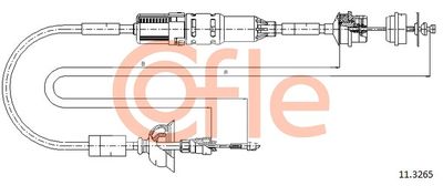 Cable Pull, clutch control COFLE 92.11.3265