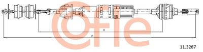 Cable Pull, clutch control COFLE 92.11.3267