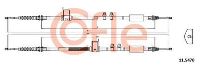 Cable Pull, parking brake COFLE 92.11.5470