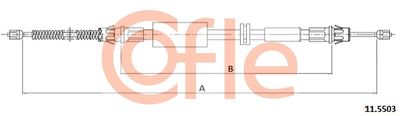 Cable Pull, parking brake COFLE 92.11.5503