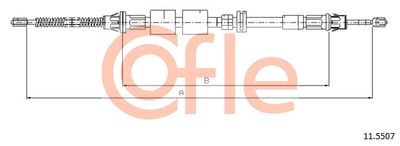 Cable Pull, parking brake COFLE 92.11.5507