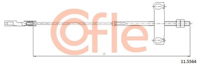 Cable Pull, parking brake COFLE 92.11.5564