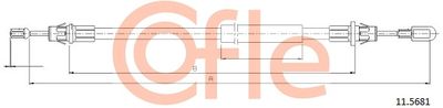 Cable Pull, parking brake COFLE 92.11.5681