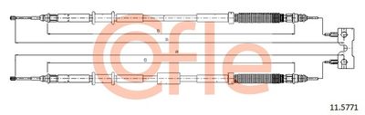 Cable Pull, parking brake COFLE 92.11.5771
