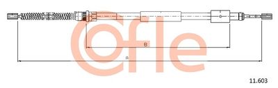 Cable Pull, parking brake COFLE 92.11.603