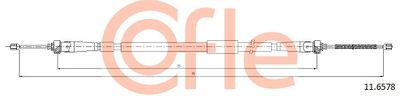 Cable Pull, parking brake COFLE 92.11.6578