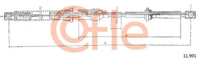 Accelerator Cable COFLE 92.11.901