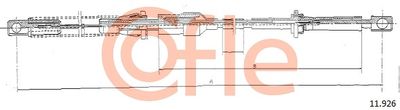Accelerator Cable COFLE 92.11.926