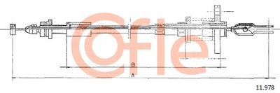 Accelerator Cable COFLE 92.11.978