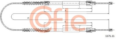 Cable Pull, parking brake COFLE 92.1171.11