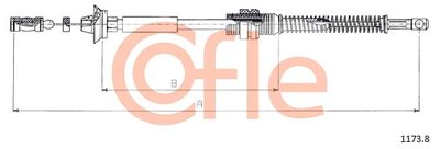 Accelerator Cable COFLE 92.1173.8
