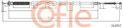 Cable Pull, parking brake COFLE 92.12.0717