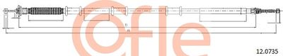 Cable Pull, parking brake COFLE 92.12.0735