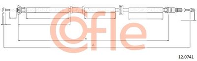 Cable Pull, parking brake COFLE 92.12.0741