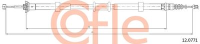 Cable Pull, parking brake COFLE 92.12.0771