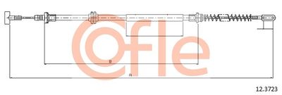 Cable Pull, parking brake COFLE 92.12.3723