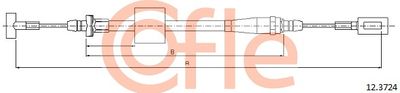 Cable Pull, parking brake COFLE 92.12.3724
