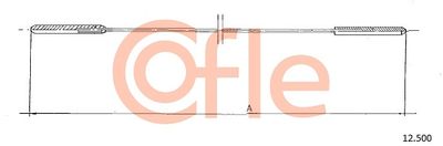 Cable, heater flap COFLE 92.12.500