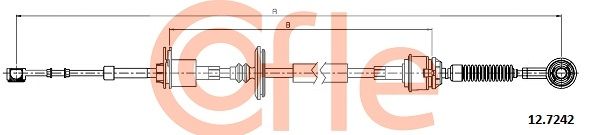 COFLE 92.12.7242 Cable Pull, manual transmission