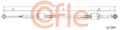 Cable Pull, manual transmission COFLE 92.12.7269