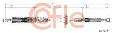 Cable Pull, manual transmission COFLE 92.12.7276