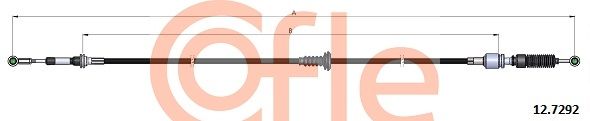 COFLE 92.12.7292 Cable Pull, manual transmission