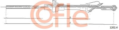 Cable Pull, clutch control COFLE 92.1202.4