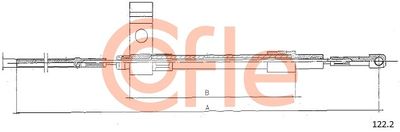 Cable Pull, clutch control COFLE 92.122.2